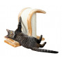Царапка Trixie Inca для кошек, сизаль/плюш, 44х25х39 см (коричневая)