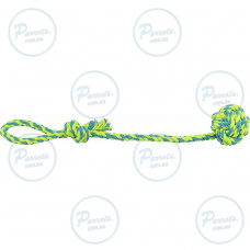 Іграшка Trixie М'яч плетений з ручкою для собак 50 см, d:7 см