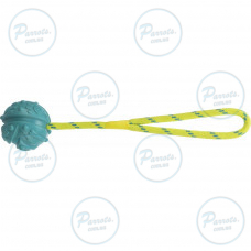 Іграшка Trixie М'яч на мотузці з ручкою для собак, 35 см, d:7 см