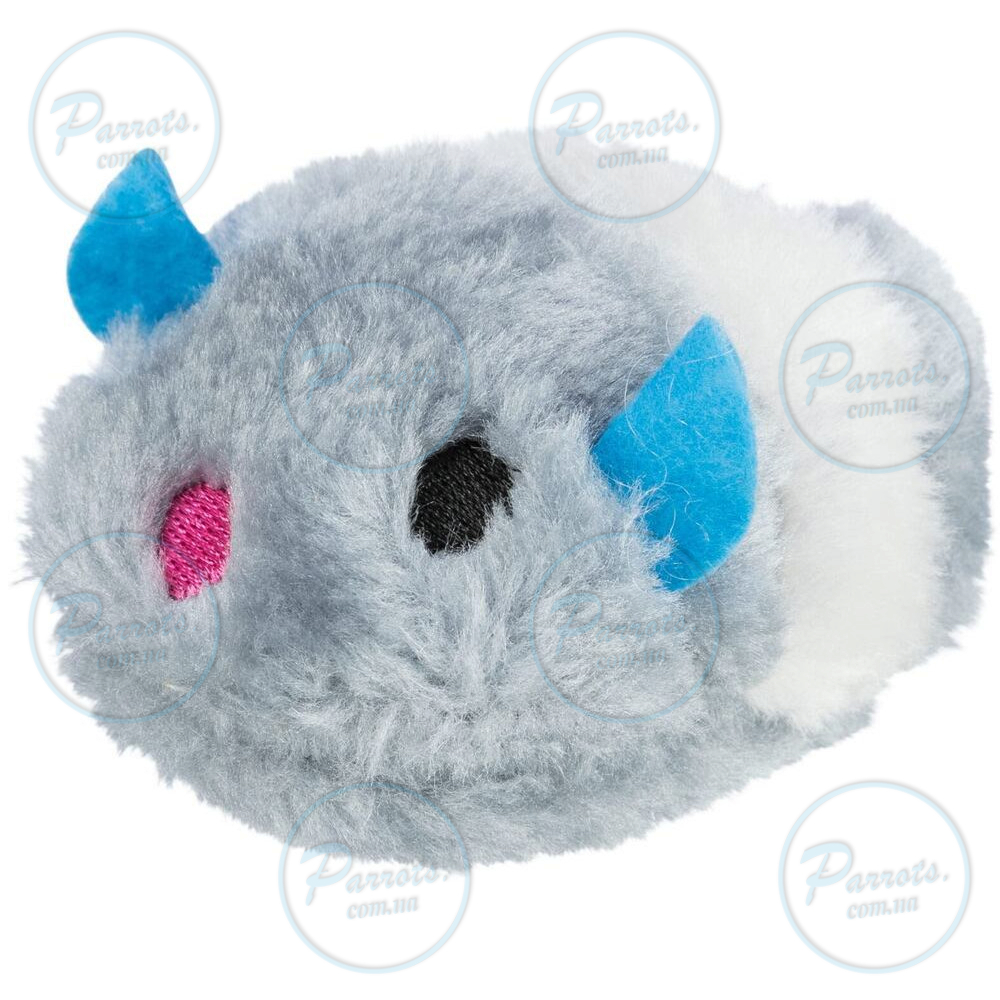 Іграшка Trixie Миша хутряна для котів, вібруюча, 7-10 см