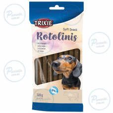 Лакомство Trixie Soft Snack Rotolinis для собак палочки с рубцом 120 г