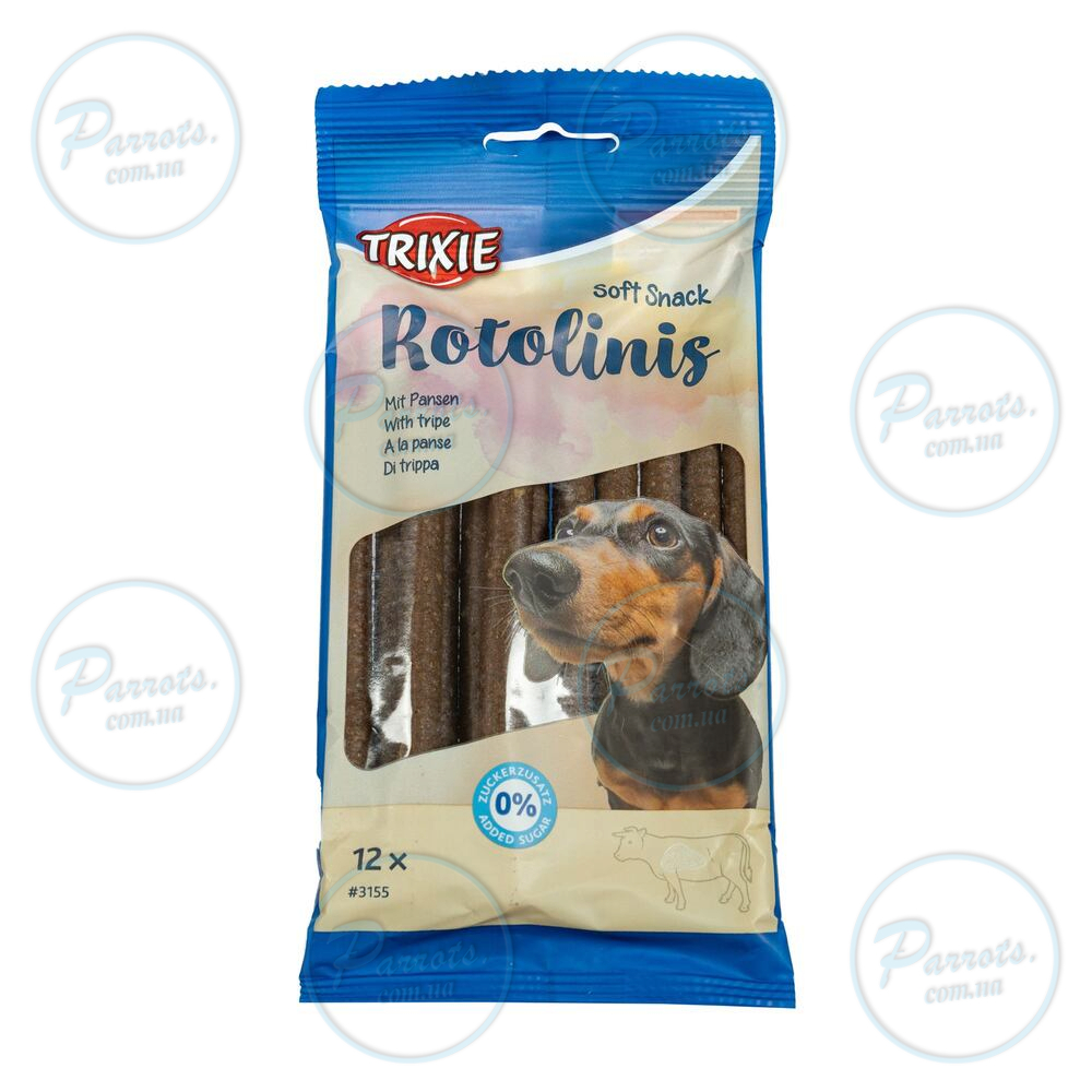 Ласощі Trixie Soft Snack Rotolinis для собак палички з рубцем 120 г