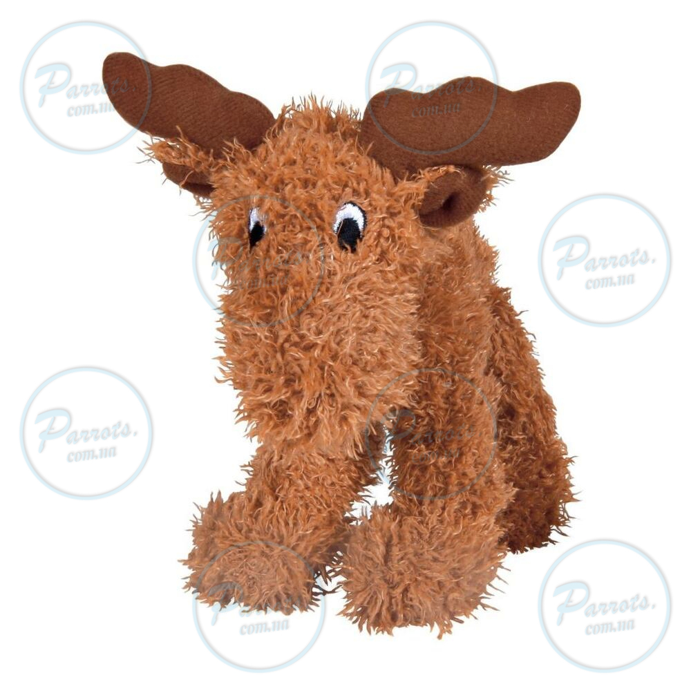Игрушка Trixie Лось с пищалкой для собак, 15 см (плюш)