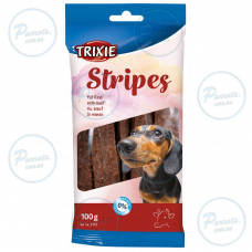 Лакомство Trixie Stripes для собак полоски с говядиной 100 г