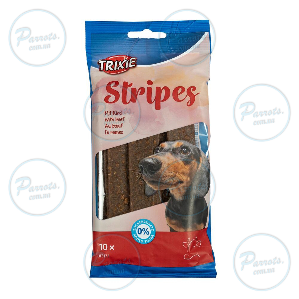 Ласощі Trixie Stripes для собак полоски з яловичиною 100 г