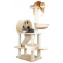 Царапка Trixie Allora для кошек, сизаль/плюш, 77х57х176 см (бежевая)