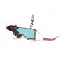 Шлейка з повідцем Trixie Soft для пацюка, нейлон, 12-18 см (кольори в асортименті)