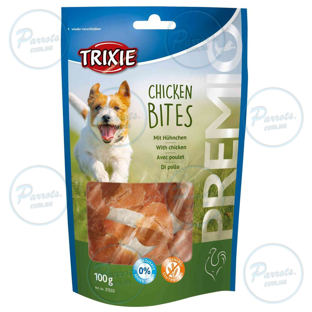 Ласощі Trixie Premio Chicken Bites для собак кісточки з куркою 100 г