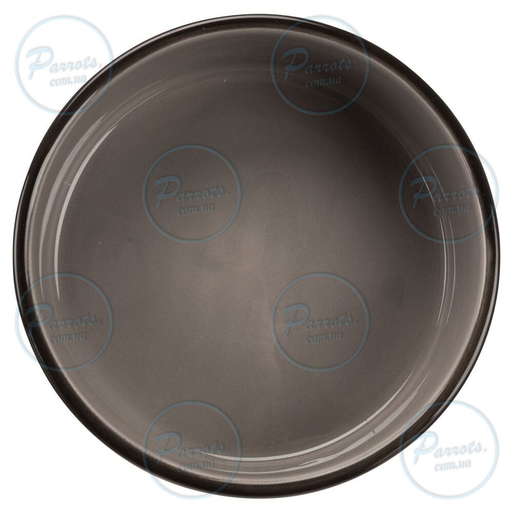 Миска Trixie для собак, керамічна, з лапками, 12 см, 300 мл (коричнева)