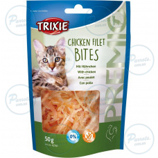 Лакомство Trixie Premio Chicken Filet Bites для кошек, куриное филе, 50 г