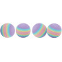 Набір іграшок Trixie М'ячі кольорові для котів, d:4 см, 4 шт (спінена гума)