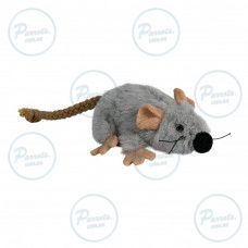 Игрушка Trixie Мышка с кошачьей мятой для кошек, 7 см (плюш)
