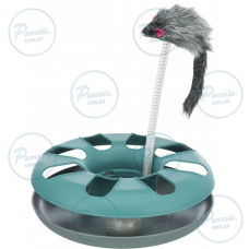 Іграшка Trixie Трек ігровий з мишкою «Crazy Circle» для котів, d:24 см, h:29 см
