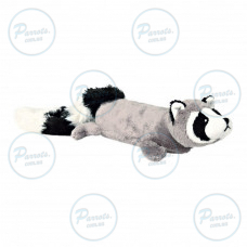 Игрушка Trixie Енот с пищалкой для собак, 40 см (плюш)