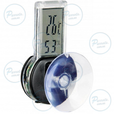 Термометр-гігрометр Trixie для тераріума, електронний, з присоскою 3 x 6 см