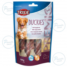 Ласощі Trixie Premio Duckies для собак, кальцієві кісточки з качкою, 100 г