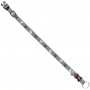 Нашийник Trixie Silver Reflect для собак, світловідбиваючий, L-XL: 40-65 см/25 мм, сірий