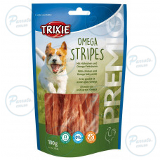 Лакомство Trixie Premio Omega Stripes для собак, курица, 100 г