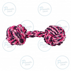 Іграшка Trixie Гантель плетена для собак, 20 см (текстиль)