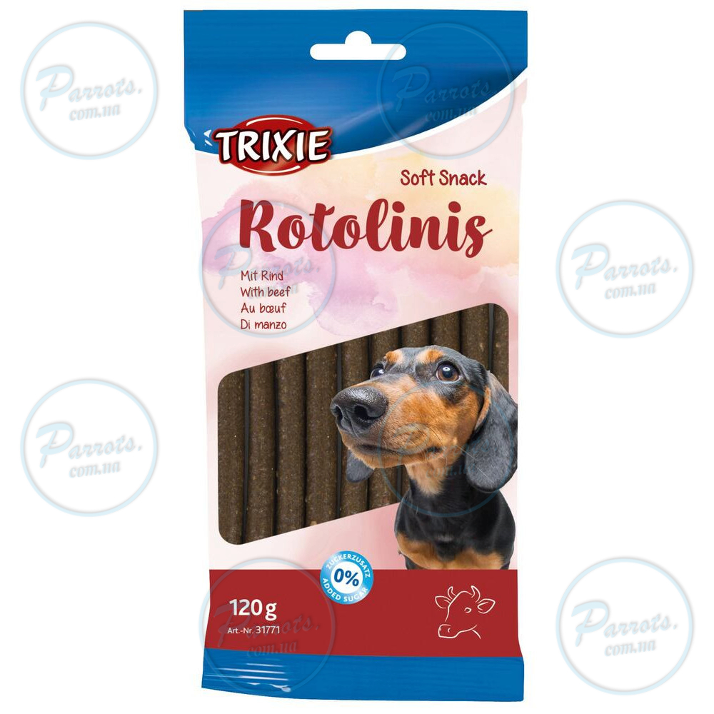 Ласощі Trixie Soft Snack Rotolinis для собак палички з яловичиною 120 г