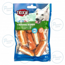 Кісточка Trixie  Denta Fun для чищення зубів собак, з куркою, 5 см, 120 г, 8 шт