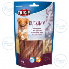 Ласощі Trixie Premio Duckinos для собак, з качкою, 80 г