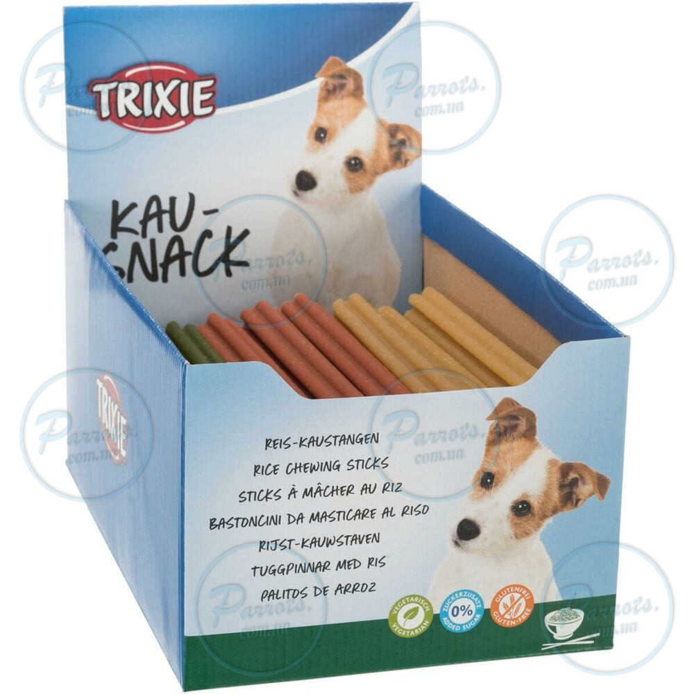 Лакомство Trixie для собак Rice Сhewing Stick Палочки рисовые 23 см 100 г 40 шт