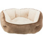 Лежак Trixie Cosma для собак, з наповнювачем із флісу, плюш, 60 см (коричневий)