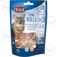 Ласощі Trixie Premio Tuna Rolls для котів шматочки з тунцем та куркою 50 г