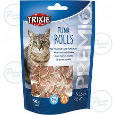 Лакомство Trixie Premio Tuna Rolls для кошек, тунец с курицей, 50 г