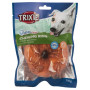 Кісточка-кільце Trixie Denta Fun для чищення зубів собак, з куркою, пресоване жувальне, 10 см, 110 г