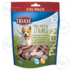 Ласощі Trixie Premio Stripes Chicken для собак, курка/лосось, 300 г