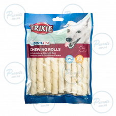Палочка Trixie Denta Fun для чистки зубов собак, натуральная кожа, 12 см, 270 г