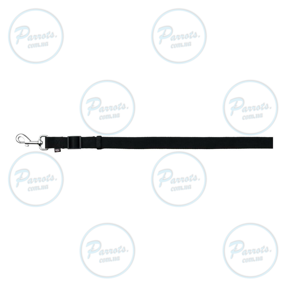 Поводок Trixie Classic для собак, из нейлона, регулируемый, L-XL: 1,20-1,80 м/25 мм, черный