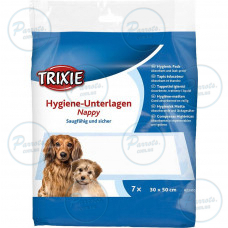Пелюшки Trixie для собак, 30 x 50 см, 7 шт. (целюлоза)