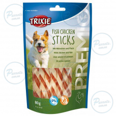 Ласощі Trixie Premio Fish Chicken Sticks для собак, курка/риба, 80 г