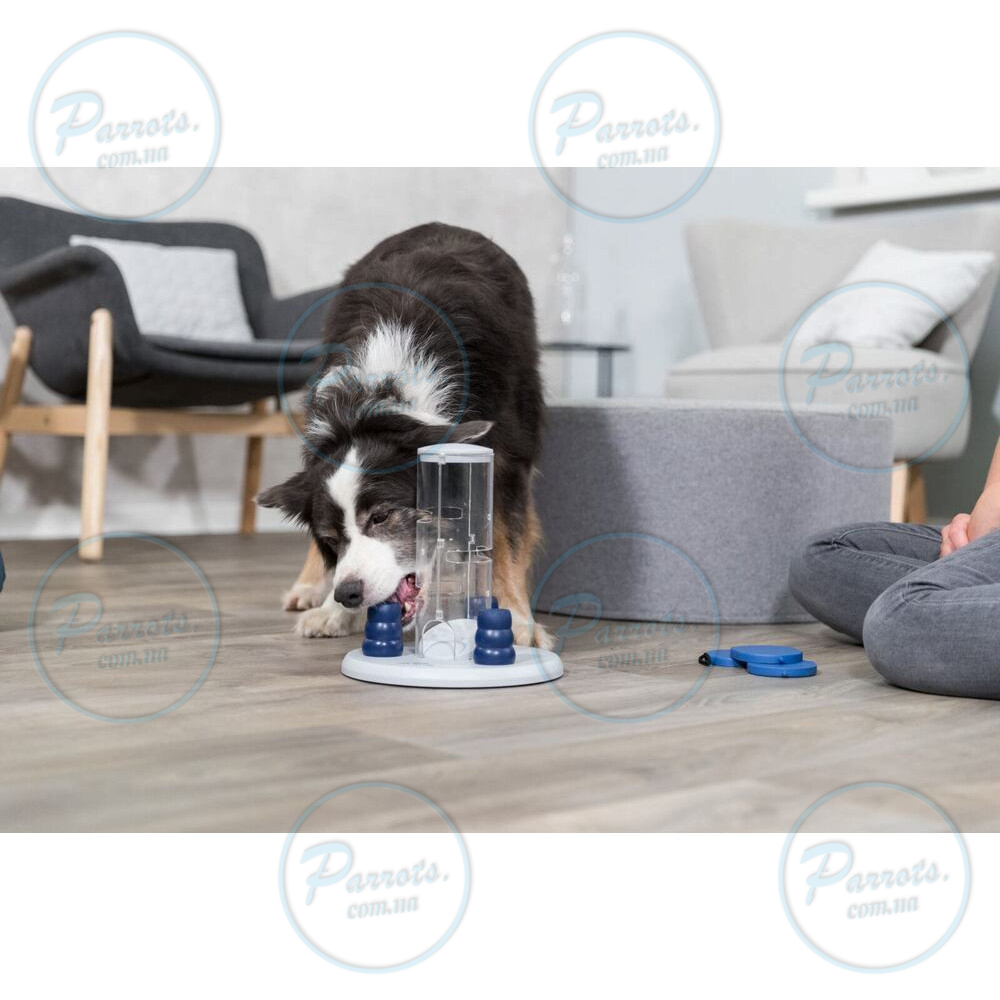 Іграшка Trixie Dog Activity Gambling Tower Башта для собак, інтерактивна розвиваюча, 25/33 см (пластик)