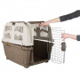 Переноска Trixie Skudo 1 для собак до 12 кг пластиковая коричневая 30 x 32 x 49 см