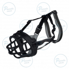 Намордник Trixie Muzzle Flex для собак, силиконовый, XL-XXL (черный)