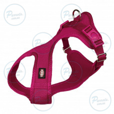 Шлея Trixie Soft для собак, м'яка, нейлон, S 33-50 см / 20 мм (рожева)