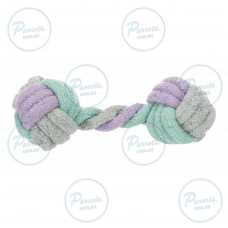 Іграшка Trixie Гантель плетена для собак, 15 см (текстиль)