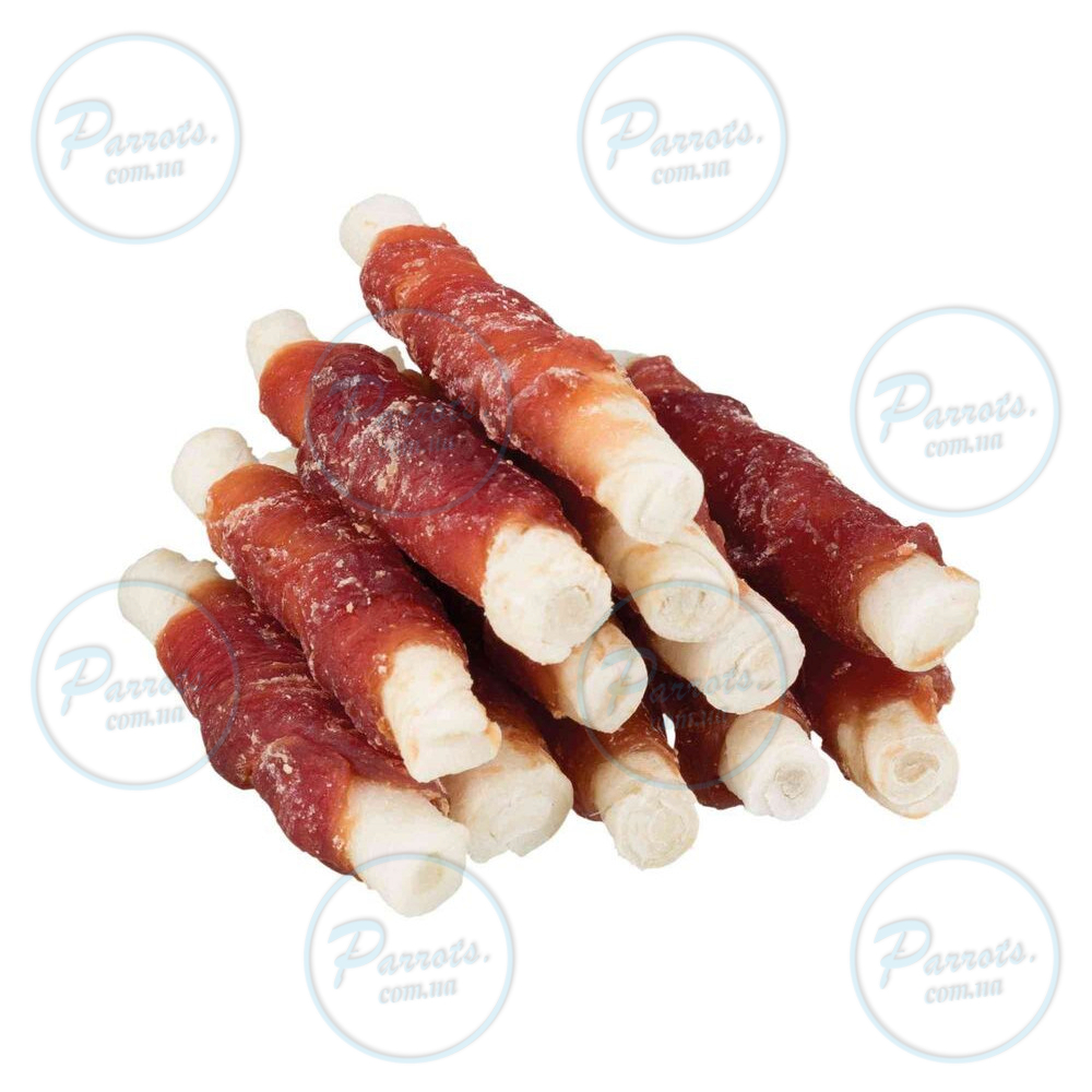 Ласощі Trixie Denta Fun Mini Chewing Rolls для собак Паличка для чищення зубів з качкою 6 см 120 г
