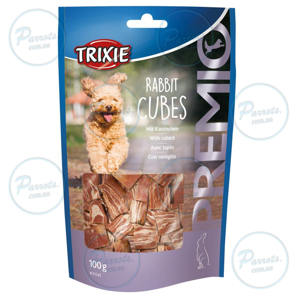 Ласощі Trixie Premio Rabbit Cubes для собак шматочки із кроликом 100 г