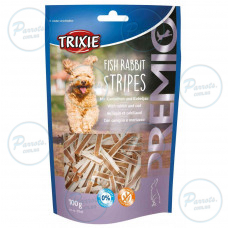 Ласощі Trixie Premio Fish Rabbit Stripes для собак, з рибою та кроликом, 100 г