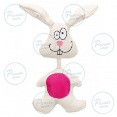 Игрушка Trixie Кролик с пищалкой для собак, 29 см (текстиль)