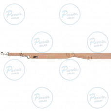 Повідець-перестібка Trixie для собак Premium нейлон карамель M-L 2 м/20 мм