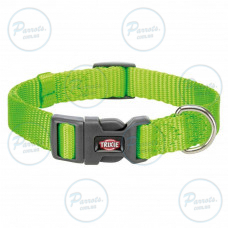 Нашийник Trixie Premium для собак, нейлон, L-XL: 40-65 см/25 мм, яскраво-зелений