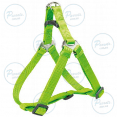 Шлея-петля Trixie для собак Premium нейлон яскраво-зелена розмір S 40-50 см/15 мм