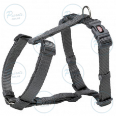 Шлея-вісімка Trixie для собак Premium Н-подібна нейлон графітова розмір XXS-XS 20-32 см/10 мм