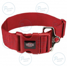 Ошейник Trixie Premium для собак, нейлон, S-M: 30-45 см/15 мм, красный